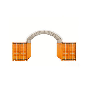 Home 20' x 20' PE Fabric Container Shelter