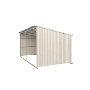 Home 12’ x 20’ Galvanized Metal Livestock Shed