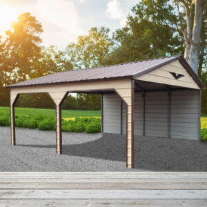 Home 20’ x 20’ Metal Garage Shed, HCY-MS2020A