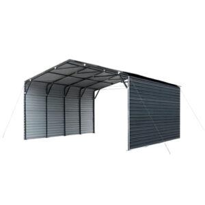 Home 20’ x 20’ Metal Garage Shed, HCY-MS2020B